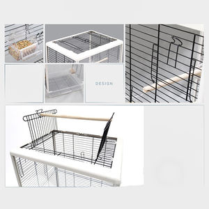 Şeffaflık objectively ç<span class=keywords><strong>in</strong></span> kuş kafesi standı ile sopa ve kuş besleyici kuş banyosu Parrot myna ardıç üreme kafesi - Product Image 6