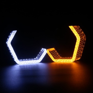 SANVI I8v New Model 2.5 Inch 3-Inch Car <b>Light</b> Shrouds with LED Angel Eyes Projector Lens 12V Accessories - Product Image 5