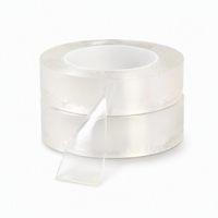 Ruban adhésif nano réutilisable lavable, double face, transparent, adhésif en gel acrylique imperméable, résistant à la chaleur jusqu'à 120°C ° C