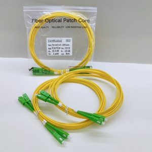 Câble de raccordement à fibre optique SC/APC-SC/APC SM 3M 5M 10M 15M 20M, simple ou double, pour extension de câble optique Internet haut débit - Product Image 2