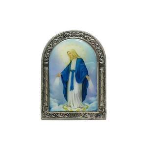 Icono <span class=keywords><strong>de</strong></span> <span class=keywords><strong>la</strong></span> Virgen <span class=keywords><strong>de</strong></span> Gracia, María <span class=keywords><strong>Milagrosa</strong></span>, <span class=keywords><strong>de</strong></span> Pie, Decoración para el Hogar o Capilla, <span class=keywords><strong>Medalla</strong></span> Religiosa, Estatuas y Placa con Marco para Iconos - Product Image 4