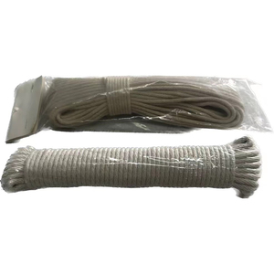 เชือกฝ้ายมาคราเม่แบบเส้นเดี่ยว 3 เส้น ความแข็งแรงสูง ขนาด 6 มม. ยาว 220 ม. สีขาว สำหรับสัตว์เลี้ยง บรรจุภัณฑ์ เชือกผูก มีจำหน่าย - Product Image 2