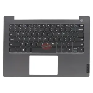 5CB0W44442 cubierta superior con reposamanos con teclado para Lenovo ThinkBook 14-IIL 20SL sin retroiluminación y pieza de reparación de huellas dactilares