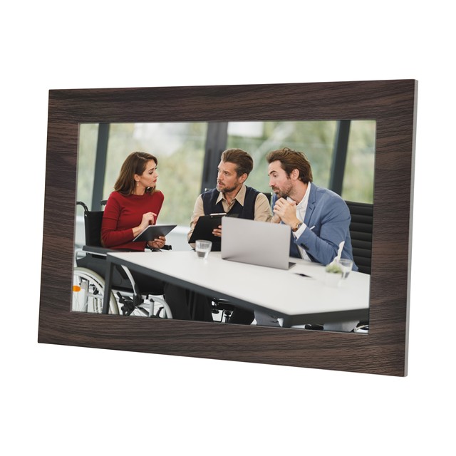 China 10.1 Inch Blue Film Digital Photo Frame with Video Playback Cloud Sound Cedio Wi-Fi
