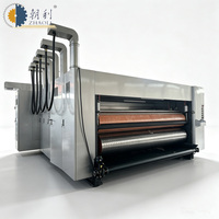 Machine d'impression, de rainurage et de découpe de carton ondulé, machine d'impression flexographique, machine de fabrication de boîtes en carton