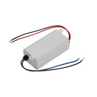 Fuente de alimentación conmutada MEAN WELL, compacta, 12V, 700mA, 12,6 W, IP42, ideal para iluminación LED