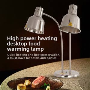 Lámpara Aislante de Ahorro de Energía para Restaurante, <span class=keywords><strong>Delicatessen</strong></span>, Calentador Eléctrico de Mesa para Asar Carne, Comida de Hotel, Uso Comercial - Product Image 3