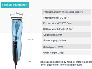 Tagliacapelli Professionale DALING per Barbiere, Trimmer Ricaricabile, Elettrico AC, Senza Fili, Regolabile per <span class=keywords><strong>Uomo</strong></span> - Product Image 3