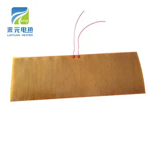 Laiyuan 24v 12v 6v Industrial Electric Flexible Polyimide Film Kapton Heater 120w With Adhesive