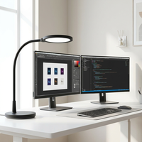 Lampe de bureau LED nordique pour le bureau et la maison, bras flexible, commande tactile