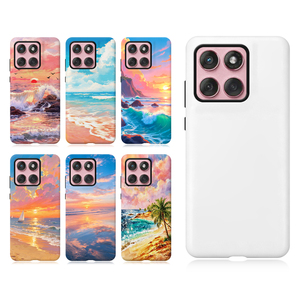For Motorola G86 5G Sublimation 3D Magnetic TPU <b>PC</b> Phone Case DIY Custom Print <b>Wireless</b> Charging Cover For Moto Edge 60 Fusion - Product Image 6