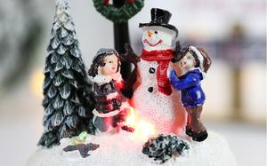 Escena de Pueblo Navideño <span class=keywords><strong>con</strong></span> <span class=keywords><strong>Movimiento</strong></span> y Luz, Lámpara Miniatura <span class=keywords><strong>con</strong></span> Luz, Decoración Navideña en Miniatura - Product Image 6