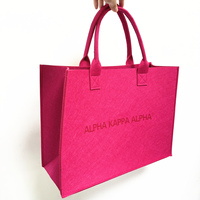 Sac de shopping en feutre de haute qualité, écologique, avec logo personnalisé, grande capacité, sacs de shopping en feutre de coton colorés