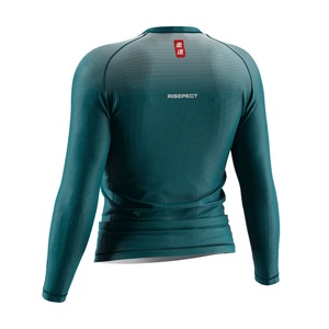 No Gi Fight Men Customizable <b>Compression</b> <b>Shirt</b> Water Rushguards Bjj Long Sleeve Rash Guard for Man - Product Image 4