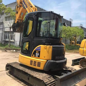 Hot Sale! Komatsu PC55 5T Rubber <b>Track</b> Excavator | Second-Hand Mini Machine for Agricultural Use - Product Image 1