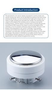 Xph उच्च सटीकता वायर्ड बारिश गेज अनुकूलन योग्य पीजोइलेक्ट्रिक वर्षा सेंसर ओएम समर्थन के साथ - Product Image 4