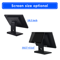 Nouvel ordinateur tout-en-un industriel de 18,5 pouces avec écran tactile capacitif, stockage SSD MSATA, options de processeur multiples