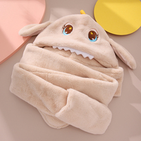 Ensemble bonnet et écharpe d'hiver en fausse fourrure animale mignonne pour femme, personnalisable, vente en gros, accessoires d'hiver thermiques en vrac