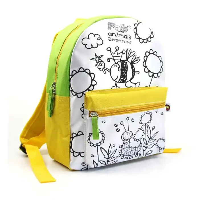 Lovely Style DIY OEM&ODM Printed School Bags for kids,Cute Cartoon Pre-school Backpacks Light Durable Water Resistant For Kids