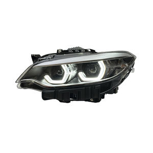 BMW 2 serisi için SJC otomobil parçaları LED farlar M2 F22 2014 2019-modifiye LED far aydınlatma çift renkli Drls ön ışıkları - Product Image 2