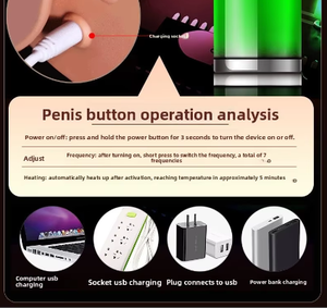 Juguete Sexual Realista con Forma de Pene, Simulación de Pene Suave, Extra Grande, Telescópico, con Calefacción, para Masturbación Femenina - Product Image 5