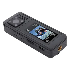 Cámara de Acción 4K con Ángulo de Visión de 140 Grados, Grabadora de <span class=keywords><strong>Video</strong></span> Portátil, Pantalla de 2 Pulgadas, Batería Integrada de Litio de 1200 mAh, Capacidad de 128 GB, Relación de Aspecto 16:9, Carcasa de ABS - Product Image 2