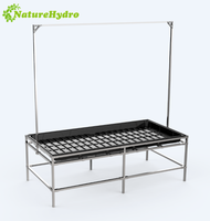 2x4/4x8/5x1 1/0/5x15 pieds système de culture hydroponique 8x4 table de croissance plateau table d'inondation