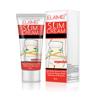 ELAIMEI 60ml Crème amincissante pour le ventre à base d'herbes naturelles, perte de poids, entraînement, crème chaude, marque privée, crème brûle-graisse, amincissement du corps - Product Image 5