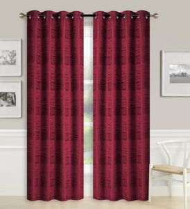 Panel de cortina de ventana con ojal estilo <span class=keywords><strong>Cora</strong></span>, decoración del hogar Premium de poliéster 100% para uso en hoteles, marcos elegantes - Product Image 4