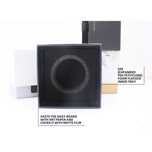 Bán buôn các tông mờ satin lót nến Jar nhãn hiệu riêng màu trắng tùy chỉnh sang trọng cứng nhắc giấy Quà Tặng nến thơm Hộp bao bì - Product Image 3