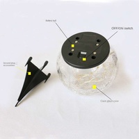 Guirlande lumineuse solaire LED DC pour jardin, boule ABS, éclairage décoratif de Noël, télécommande, IP65, température de couleur multiple