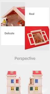 <span class=keywords><strong>Casa</strong></span> <span class=keywords><strong>de</strong></span> juguete <span class=keywords><strong>de</strong></span> madera <span class=keywords><strong>de</strong></span> <span class=keywords><strong>tres</strong></span> <span class=keywords><strong>pisos</strong></span> para niñas, <span class=keywords><strong>casa</strong></span> <span class=keywords><strong>de</strong></span> juguete grande, juego artesanal, madera contrachapada con 19 muebles pequeños, <span class=keywords><strong>casa</strong></span> <span class=keywords><strong>de</strong></span> <span class=keywords><strong>muñecas</strong></span> - Product Image 4