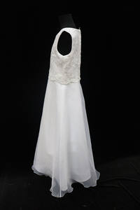 D31160 Vestido de Niña de las Flores para Comunión, Decorado con Encaje y Lentejuelas, para Banquete de Boda - Product Image 6