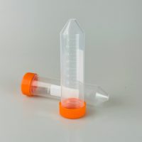 Tube à centrifuger de 50 ml à fond conique, étanche, résistant aux fissures, en plastique, économique, pour la séparation des échantillons de laboratoire clinique