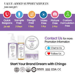 Lotion corporelle hydratante nourrissante naturelle végane à étiquette privée pour soulager les démangeaisons, éclaircir la peau et éliminer les vergetures pour les femmes enceintes - Product Image 6