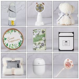 Paquete de Regalo Blanco con Logotipo Personalizado, Paraguas, Vaso, Caja de Bienvenida para Invitados de Boda o Empleados - Product Image 4