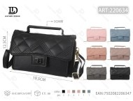 Borsa a Tracolla da Donna in Microfibra, Pelle Sintetica con Motivo a Rombi, Cinghia Singola, per Uso Quotidiano, Adatta a Tutte le Stagioni - Product Image 1