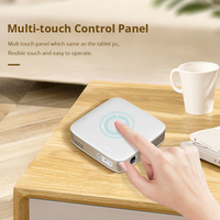 Proyector de Video Hotack D061 Mini, Proyector de Bolsillo Inteligente con Android TV, Proyector HD para Cine en Casa