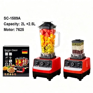 Potente <span class=keywords><strong>Licuadora</strong></span> Doméstica para Smoothies, de Alta Resistencia, con 5+ Velocidades, a Prueba de Fugas, Máquina Eléctrica 2 en 1 - Product Image 2