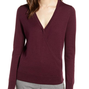 Suéter Cárdigan Largo de Otoño Invierno para Mujer, Tejido Suave de Alpaca, Tallas Grandes, Abrigos Casuales Extra Grandes con Bordado, Botones OEM - Product Image 1