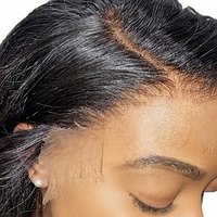 Perruque Lace Front HD 13x4 effet seconde peau, Cheveux Humains Vierges Ondulés, Pré-épilée, Nœuds Blanchis, 20 Pouces, Entièrement Nouée à la Main