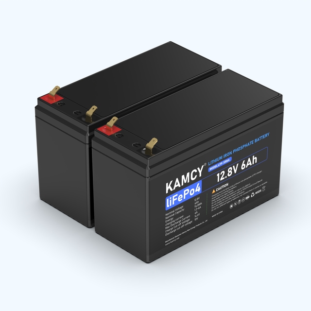 Lithium Iron Phosphate Battery Pack Lifepo4 LFP 12.8V 6Ah 7Ah 8Ah 76.8Wh UPS Lead Acid Batteries Replacement Battery