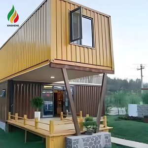 Nhà di động tích hợp nhà bảng thép cho khách sạn trường học Công viên tiên phong đường phố thương mại chống cháy container triển lãm nhà - Product Image 1