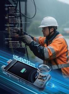 Walkie Talkie Hytera P60 Mission Critic PoC con Pantalla Táctil de 3.5 Pulgadas, 4G LTE con Android 12 para Seguridad Pública e Inspección Eléctrica - Product Image 5