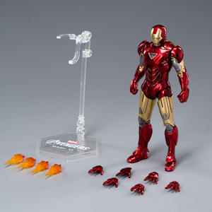 Nuovo 2026 ZT Zd Toys Iron Man Originale Autentico Edizione 10° Anniversario Marvel - Iron Man Mk6 Non Luminoso <span class=keywords><strong>Action</strong></span> <span class=keywords><strong>Figure</strong></span> 1/10 - Product Image 2