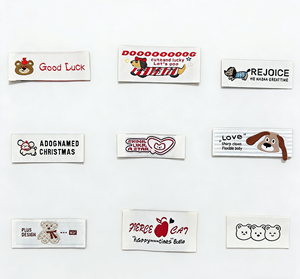 Étiquettes de lavage personnalisées directes d'usine, écologiques, en <span class=keywords><strong>coton</strong></span> biologique, imprimées, pour vêtements - Product Image 6