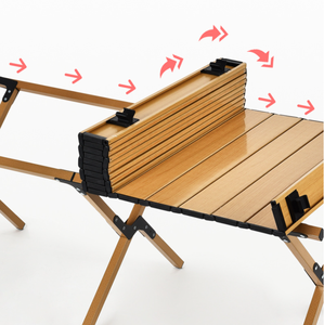 YOLO Era <b>Outdoor</b> Foldable Aluminum Alloy Camping <b>Table</b> for 4 People <b>BBQ</b> Picnic Equipment Modern Design <b>Outdoor</b> Furniture - Product Image 3