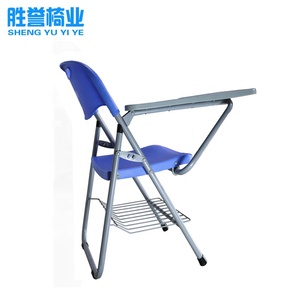 Economic Training Chair Wholesale Price School <strong>Study</strong> Chair Plastic Seats Student Chairs with Writing <strong>Pad</strong> - Product Image 4