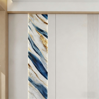 Panneaux muraux en PVC Y Board durables avec finition marbrée 3D et revêtement UV pour les murs de réception des bureaux commerciaux