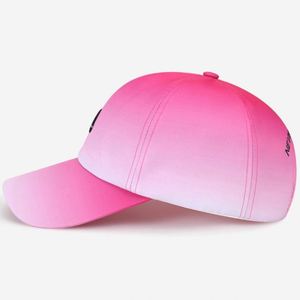 2026 Gradient Green Stylish 6-Panel 100% Polyester Waterproof Baseball Cap 3D Embroidery Unisex Gold Copper Buckle - Product Image 4